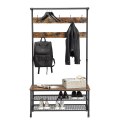 Wieszak stojący ERGO hakano - CLOTHESRACK/BROWN/BLACK/100X41,5X182CM