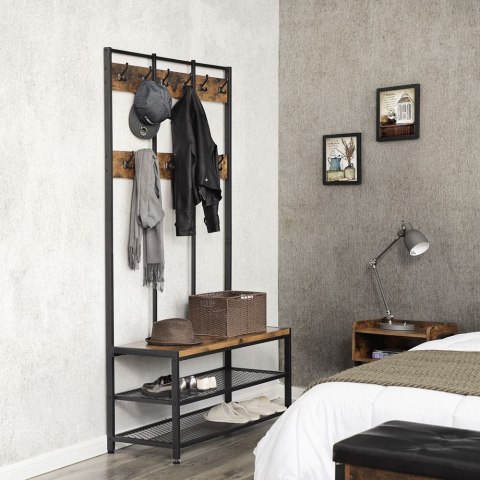 Wieszak stojący ERGO kolor czarny hakano - CLOTHESRACK/BROWN/BLACK/100X40X184CM