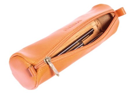 Duży okrągły piórnik Vintage P35 NATURAL