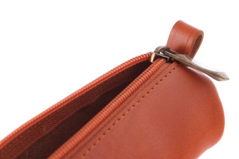 Piórnik na długopisy VOOC Vintage P9 COGNAC