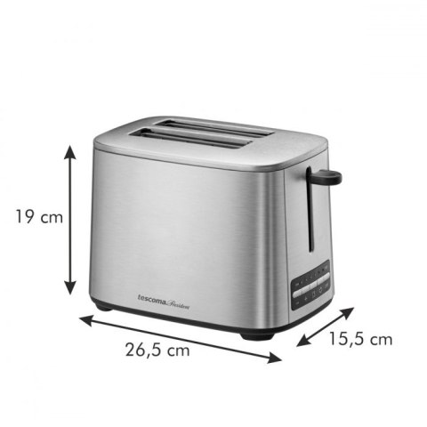Akcesoria kuchenne PRESIDENT kolor srebrny tescoma - TOASTER/PRESIDENT