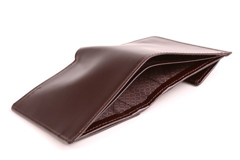 Skórzany portfel męski PPM2 BROWN