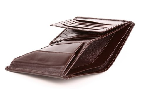 Skórzany portfel męski PPM2 BROWN