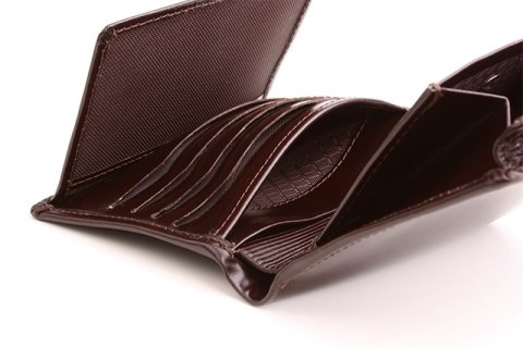 Skórzany portfel męski PPM2 BROWN