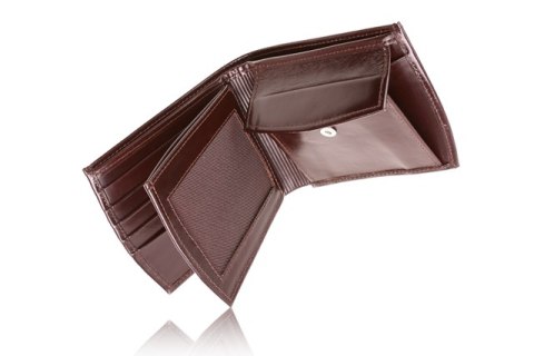 Portfel skórzany męski PPM1 BLACK