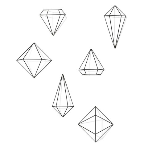 Dekoracja ścienna PRISMA umbra - WALLDECO/PRISMA/BLACK