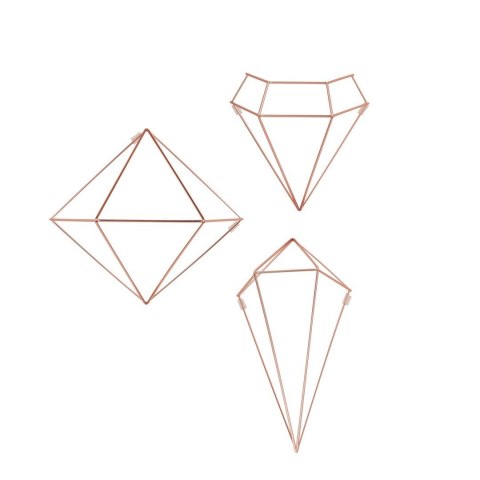 Dekoracja ścienna PRISMA umbra - WALLDECO/PRISMA/COPPER