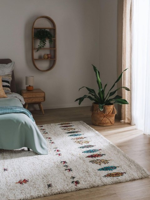 Dywan GOBI kolor beżowy styl tropikalny 80x150 Benuta - RUG/BENUT/GOBI/BEIGE/80x150