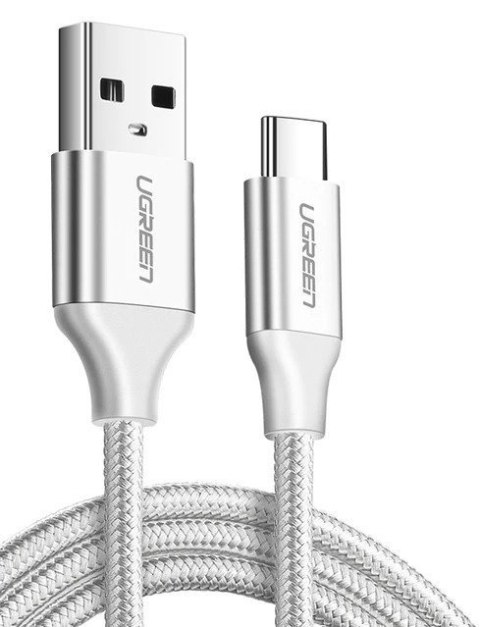 Kabel UGREEN US288 USB do USB-C, QC3.0, 2m (biały)