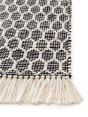 Dywan MIMPI kolor biały styl boho 80x150 Benuta - RUG/BENUT/MIMPI/WHITE+BLACK/80x150