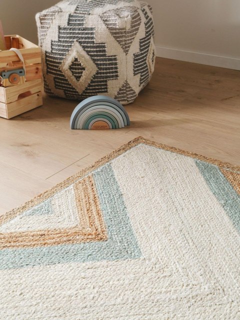 Dywan FRIEDA kolor miętowy styl boho 80x120 Benuta - RUG/BENUT/FRIEDA/MINT/80x120