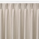 Zasłona CARMENA kolor beżowy styl klasyczny flex 7,5 cm z podwójną zakładką plecionka 220x225 Homede - CURT/HOM/CARMENA/BRAID/FL