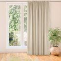 Zasłona CARMENA kolor kremowy styl klasyczny taśma smok transparentna 7,5 cm z grzywką 3 cm plecionka 450x225 Homede - CURT/HOM/