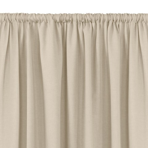 Zasłona CARMENA kolor kremowy styl klasyczny tunel 5 cm plecionka 600x175 Homede - CURT/HOM/CARMENA/BRAID/TUNNEL/CREAM/600x175