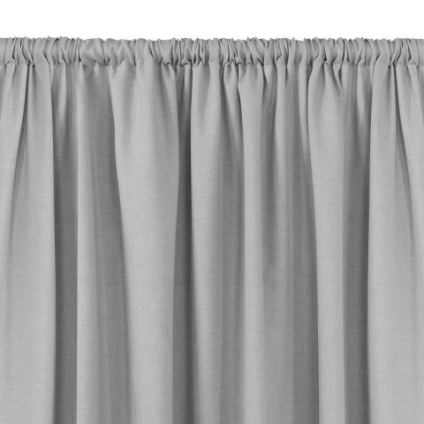 Zasłona CARMENA kolor szary styl klasyczny tunel 5 cm plecionka 600x175 Homede - CURT/HOM/CARMENA/BRAID/TUNNEL/GREY/600x175