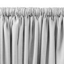 Zasłona CARMENA kolor szary styl klasyczny tunel 5 cm plecionka 600x175 Homede - CURT/HOM/CARMENA/BRAID/TUNNEL/GREY/600x175