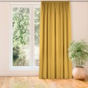 Zasłona CARMENA kolor musztardowy styl klasyczny taśma smok transparentna 5 cm plecionka 450x245 Homede - CURT/HOM/CARMENA/BRAID