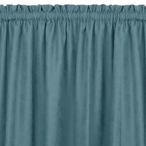 Zasłona MILANA kolor błękitny styl klasyczny tunel 5 cm z grzywką 3 cm szenila 560x270 Homede - CURT/HOM/MILANA/CHENILLE/TUNNEL/