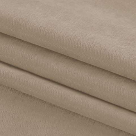 Zasłona MILANA kolor beżowy styl klasyczny tunel 5 cm z grzywką 3 cm szenila 560x270 Homede - CURT/HOM/MILANA/CHENILLE/TUNNEL/F/