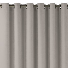 Zasłona MILANA kolor cappuccino styl klasyczny złote przelotki metalowe złote szenila 420x225 Homede - CURT/HOM/MILANA/CHENILLE/