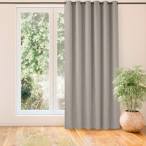 Zasłona MILANA kolor cappuccino styl klasyczny złote przelotki metalowe złote szenila 420x225 Homede - CURT/HOM/MILANA/CHENILLE/