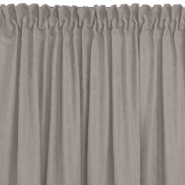 Zasłona MILANA kolor cappuccino styl klasyczny taśma smok transparentna 7,5 cm z grzywką 3 cm szenila 560x245 Homede - CURT/HOM/