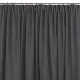 Zasłona MILANA kolor grafitowy styl klasyczny taśma smok transparentna 5 cm szenila 560x270 Homede - CURT/HOM/MILANA/CHENILLE/PL