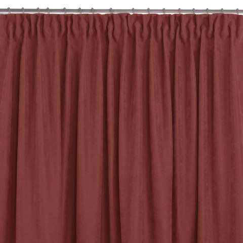 Zasłona MILANA kolor koralowy styl klasyczny taśma smok transparentna 5 cm szenila 560x270 Homede - CURT/HOM/MILANA/CHENILLE/PLE