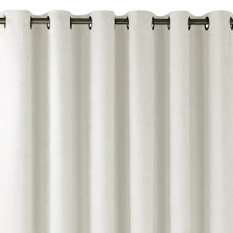 Zasłona MILANA kolor kremowy styl klasyczny złote przelotki metalowe złote szenila 420x225 Homede - CURT/HOM/MILANA/CHENILLE/EYE