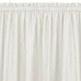 Zasłona MILANA kolor kremowy styl klasyczny tunel 5 cm z grzywką 3 cm szenila 560x270 Homede - CURT/HOM/MILANA/CHENILLE/TUNNEL/F