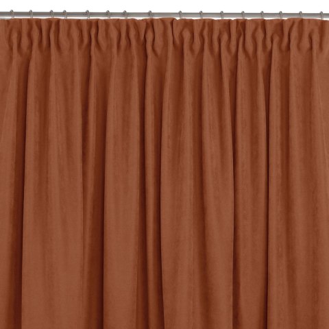 Zasłona MILANA kolor rudy styl klasyczny taśma smok transparentna 5 cm szenila 560x270 Homede - CURT/HOM/MILANA/CHENILLE/PLEAT/D