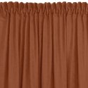 Zasłona MILANA kolor rudy styl klasyczny taśma smok transparentna 10 cm z grzywką 3 cm szenila 560x225 Homede - CURT/HOM/MILANA/