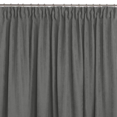 Zasłona MILANA kolor szary styl klasyczny taśma smok transparentna 7,5 cm szenila 560x245 Homede - CURT/HOM/MILANA/CHENILLE/PLEA