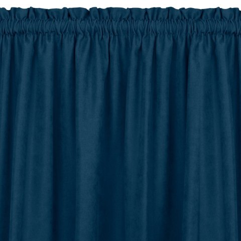 Zasłona MILANA kolor indygo styl klasyczny tunel 5 cm z grzywką 3 cm szenila 560x270 Homede - CURT/HOM/MILANA/CHENILLE/TUNNEL/F/