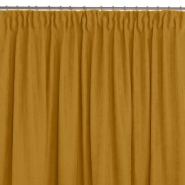 Zasłona MILANA kolor musztardowy styl klasyczny taśma smok transparentna 5 cm szenila 560x270 Homede - CURT/HOM/MILANA/CHENILLE/