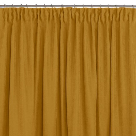 Zasłona MILANA kolor musztardowy styl klasyczny taśma smok transparentna 5 cm szenila 560x270 Homede - CURT/HOM/MILANA/CHENILLE/