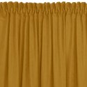 Zasłona MILANA kolor musztardowy styl klasyczny taśma smok transparentna 5 cm z grzywką 3 cm szenila 560x245 Homede - CURT/HOM/M