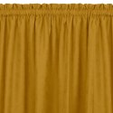 Zasłona MILANA kolor musztardowy styl klasyczny tunel 5 cm z grzywką 3 cm szenila 560x270 Homede - CURT/HOM/MILANA/CHENILLE/TUNN