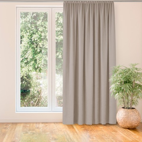 Zasłona MILANA kolor pudrowy róż styl klasyczny taśma smok transparentna 5 cm szenila 560x270 Homede - CURT/HOM/MILANA/CHENILLE/