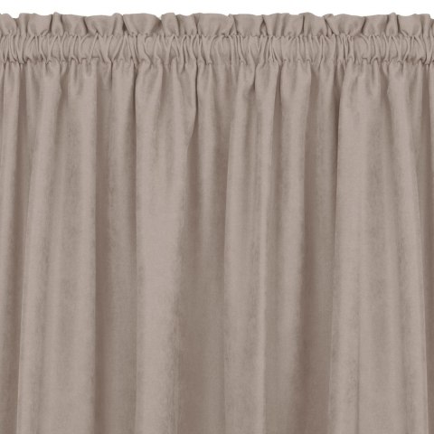 Zasłona MILANA kolor pudrowy róż styl klasyczny tunel 5 cm z grzywką 3 cm szenila 560x270 Homede - CURT/HOM/MILANA/CHENILLE/TUNN