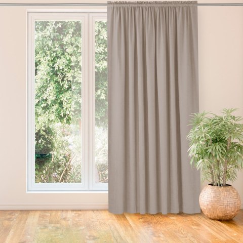 Zasłona MILANA kolor pudrowy róż styl klasyczny tunel 5 cm z grzywką 3 cm szenila 560x270 Homede - CURT/HOM/MILANA/CHENILLE/TUNN