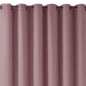 Zasłona MILANA kolor różowy styl klasyczny złote przelotki metalowe złote szenila 420x225 Homede - CURT/HOM/MILANA/CHENILLE/EYEL