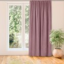 Zasłona MILANA kolor różowy styl klasyczny taśma smok transparentna 10 cm z grzywką 3 cm szenila 560x225 Homede - CURT/HOM/MILAN