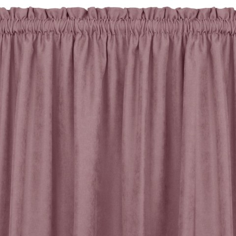 Zasłona MILANA kolor różowy styl klasyczny tunel 5 cm z grzywką 3 cm szenila 560x270 Homede - CURT/HOM/MILANA/CHENILLE/TUNNEL/F/