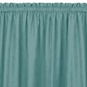 Zasłona MILANA kolor turkusowy styl klasyczny tunel 5 cm z grzywką 3 cm szenila 560x270 Homede - CURT/HOM/MILANA/CHENILLE/TUNNEL