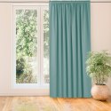 Zasłona MILANA kolor turkusowy styl klasyczny tunel 5 cm z grzywką 3 cm szenila 560x270 Homede - CURT/HOM/MILANA/CHENILLE/TUNNEL