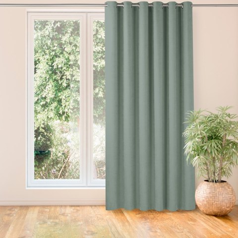 Zasłona MILANA kolor miętowy styl klasyczny srebrne przelotki metalowe srebrne szenila 420x225 Homede - CURT/HOM/MILANA/CHENILLE