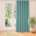 Zasłona MILANA kolor turkusowy styl klasyczny srebrne przelotki metalowe srebrne szenila 420x225 Homede - CURT/HOM/MILANA/CHENIL