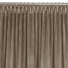 Zasłona VILA kolor beżowy styl klasyczny taśma smok transparentna 10 cm velvet 530x270 Homede - CURT/HOM/VILA/VELVET/PLEAT/D/100
