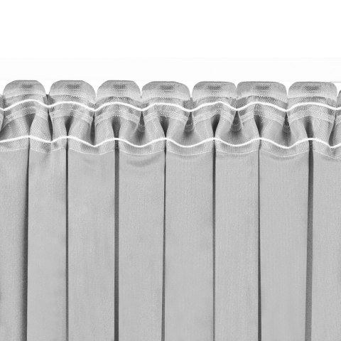 Zasłona VILA kolor beżowy styl klasyczny taśma smok transparentna 10 cm velvet 530x270 Homede - CURT/HOM/VILA/VELVET/PLEAT/D/100